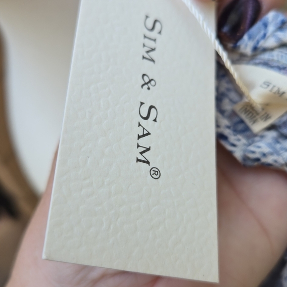 Sim & Sam Blue Ruffle Tiered Dress - Picture 10 of 10